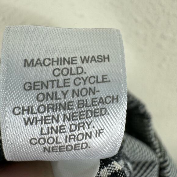 J. Jill Black White Checkered Gingham Premium Bistretch Ankle Fit Pants Size 12 - Picture 6 of 6